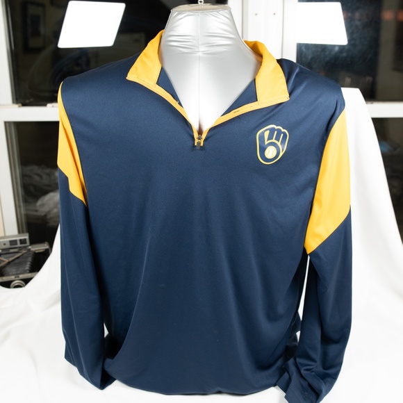 Milwaukee Brewers quarter zip pullover - Picture 1 of 3